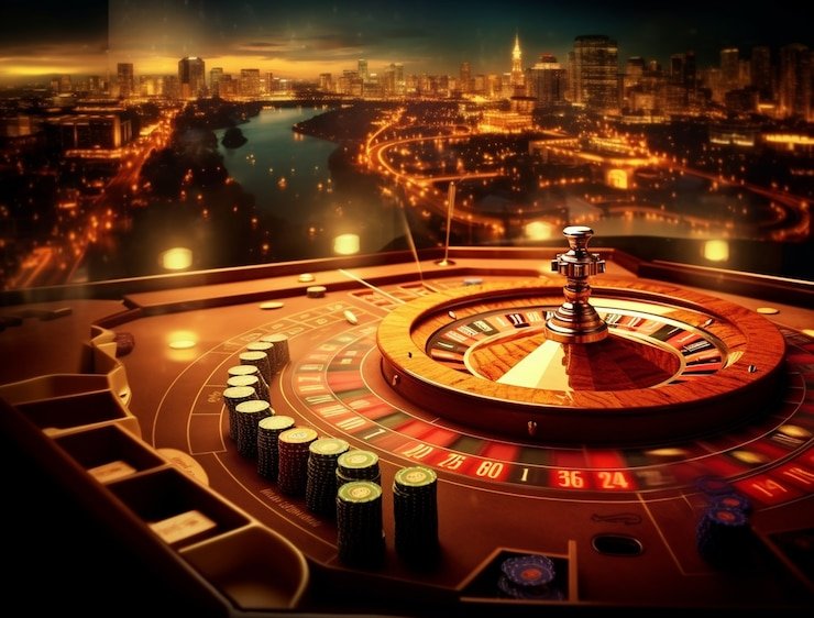 Tampilan Monopoly Live di aplikasi mobile raja 132 dengan roda permainan dan opsi taruhan